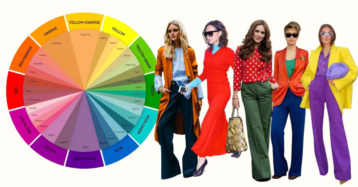 capsule wardrobe color palette outlining complementary colors