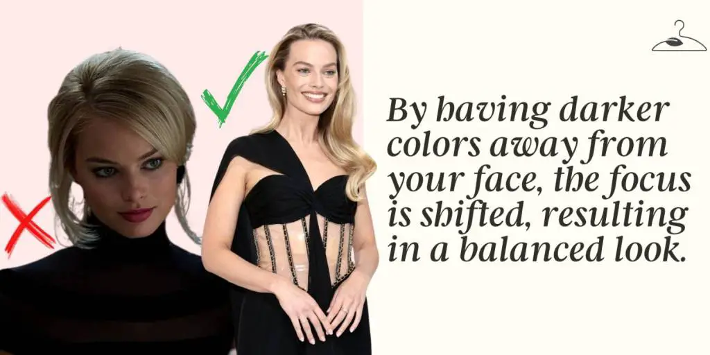 capsule wardrobe for blondes - colors around the face
