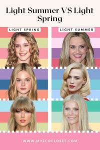 Light Spring VS Light Summer: Key Differences, Colors, and More - My ...