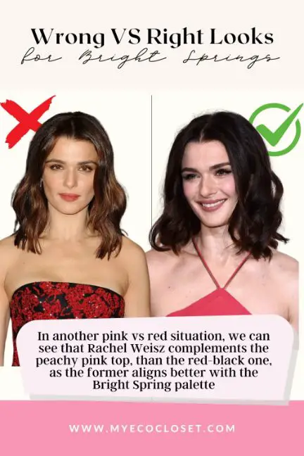 bright spring celebrities in red vs pink looks