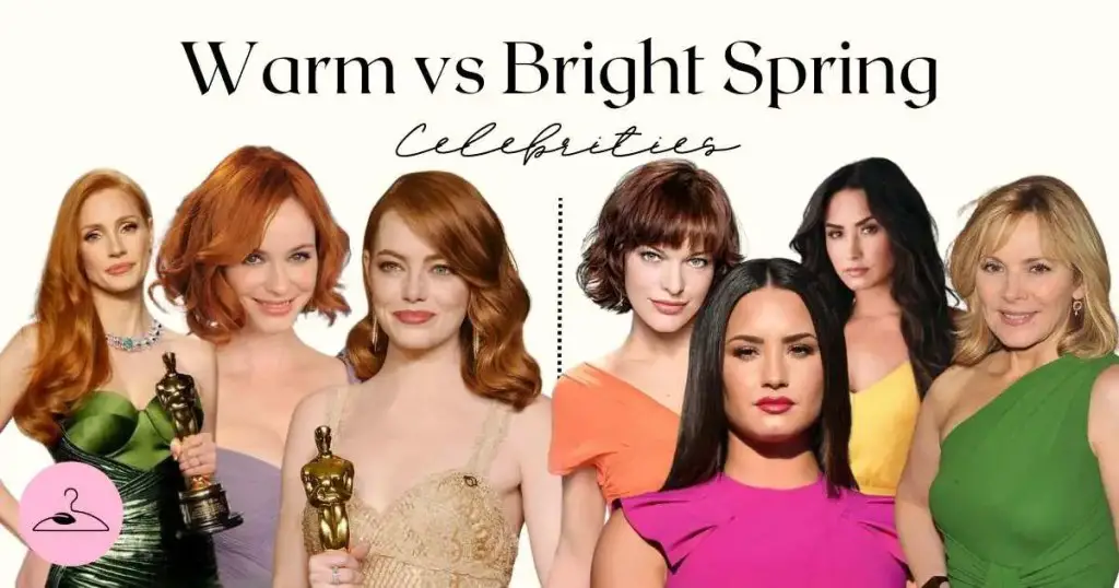 Warm Spring vs Bright Spring celebrities