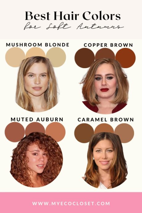 soft autumn best hair color ideas 