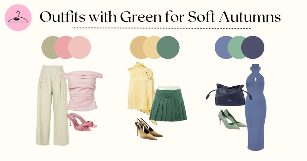 outfits with soft autumn greens