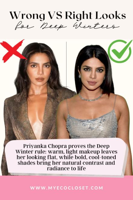 deep winter makeup best vs worst looks