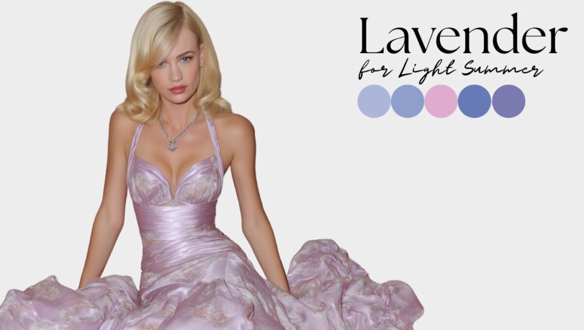 lavender color season - light summer
